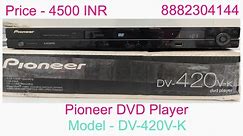 SOLD | Pioneer DV-420V-K | Multi-Format DVD Player Featuring HDMI | 8882304144 #pioneerdvd #dvd