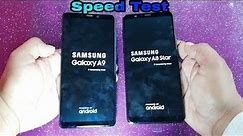 Samsung Galaxy A9 vs Galaxy A8 Star Speed Test Comparison?
