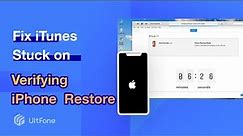 Fix iTunes Stuck on Verifying iPhone Restore with Apple [All iPhone Support]