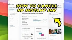 HP Instant Ink: How to cancel your Subscription