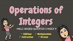 OPERATIONS OF INTEGERS | GRADE 6