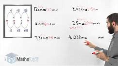 Maths Help - Converting Units of Length