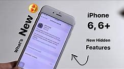 NEW features 😍 in ios 12.5.6 😍NEW update for iPhone 6 ||How to update iPhone 6 on latest update