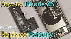 iPhone XS battery replacement