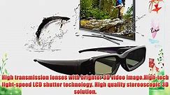 Excelvan Active Shutter 3D Glasses for Sharp AQUOS 3D TV - video Dailymotion