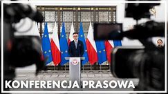 Konferencja prasowa marszałka Sejmu Szymona Hołowni