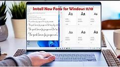 How to Download & Install New Fonts in Windows 11/10 (Free)