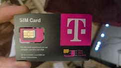 Sprint customer receiving T-Mobile SIM card