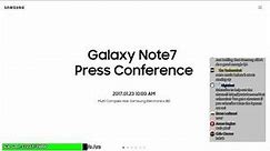 Samsung Galaxy Note 7 Explosion (Explain) | Press Conference Samsung | 2017