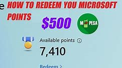 how to redeem microsoft reward
