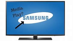 How to use Media Play on a Samsung T.v.
