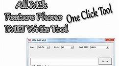 IMEI Change Tool For All Feature Phone Mtk CPU Support