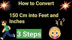 150 Cm into Feet and Inches||150 Cm in Feet and Inches||How to Convert 150 Cm to Feet and Inches