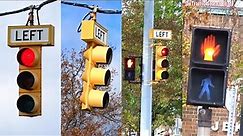 Flashing Red Left Turn Traffic Lights | 9 Mile Rd & Rutland Dr