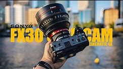 Sony FX30 Cinema Camera 4K Video Test