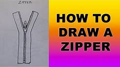 How to Draw a Zipper
