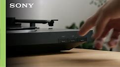 LX310BT Turntable with BLUETOOTH connectivity | Sony