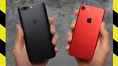 OnePlus 5 vs. iPhone 7 Drop Test!