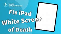 3 Ways to Fix iPad White Screen of Death (2021)