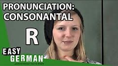 Visual Guide to German Pronunciation - Consonantal R