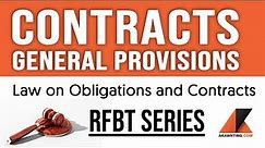 Contracts - General Provisions 2020