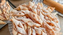 KRHKI FLANCATI | Crostoli | Kroštule | How to Make Angel Wing Cookies Recipe