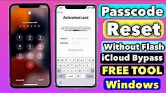 iPhone Passcode Reset Without Flash iCloud Bypass by free tool