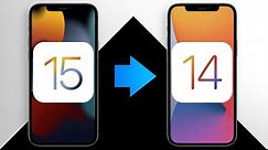 How to Downgrade iOS 15 to iOS 14! (Without Losing Data)
