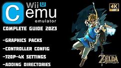 [CEMU UPDATED 2024 GUIDE BELOW] Cemu Nintendo Wii U Full Setup Guide + 4k Settings 2023
