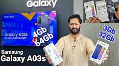 Samsung Galaxy A03s Unboxing & Review | 4GB with 64GB🔥 | 5000 mAh 🔋