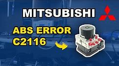 ABS pump fault code C2116 motor pump repair and regeneration - Mitsubishi Lancer Outlander ASX