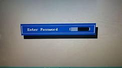 How To Remove A Forgotten Bios Password From A Laptop!