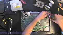 HP DV6000 take apart video, disassemble, how to open (UNDER 8 MIN) disassembly