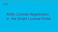 License and Registration of ASAv
