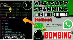 WhatsApp Bombing | How to Send Spam Messages On WhatsApp | No Root | Termux | CurioFly