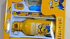 unboxing cute minions stationery kit, pencil case, pencil, eraser, unboxing & review, #stationery
