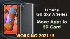 Move Apps to SD Card WORKING 2021 !!! Samsung Galaxy A10 || A11 || A20 || A21 || A31 || A51 || A71