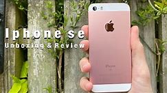 iPhone SE ( 1st generation ) unboxing and set up 💖