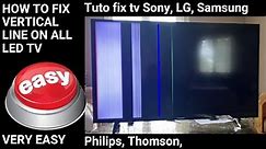 HOW TO FIX VERTICAL LINE ON ALL LED TV SMART TV VERY EASY [2023]