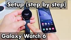 Galaxy Watch 6: How to Setup (step by step)