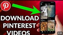Easy Way of Pin Downloadin💯🔥💥gEasy Way of Download Pinterest It VideoLooking