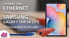 How to get a wired Ethernet connection on the Samsung Galaxy Tab S6 Lite