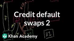 Credit default swaps 2 | Finance & Capital Markets | Khan Academy