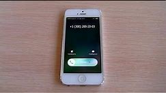 iPhone 5 incoming call