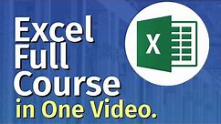 Microsoft Excel Tutorial for Beginners | Excel Training | FREE Online Excel course