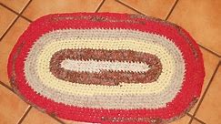 Crochet OVAL Rag Rug Tutorial for Beginners 101 Part 2
