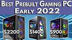 Best Prebuilt Gaming PC Early 2022 | 1080p, 1440p, 4K Gaming | Best Gaming PC 2022