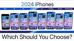 2024 iPhone Comparison - Which Should You Choose?