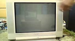2002 Sony FD Trinitron WEGA KV-20FS100 CRT TV Working