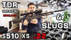 Air Arms s510 XS .22 (Review) + Accuracy Test !! + SETUP Guide - TDR Regulated PCP Air Rifle + Slugs